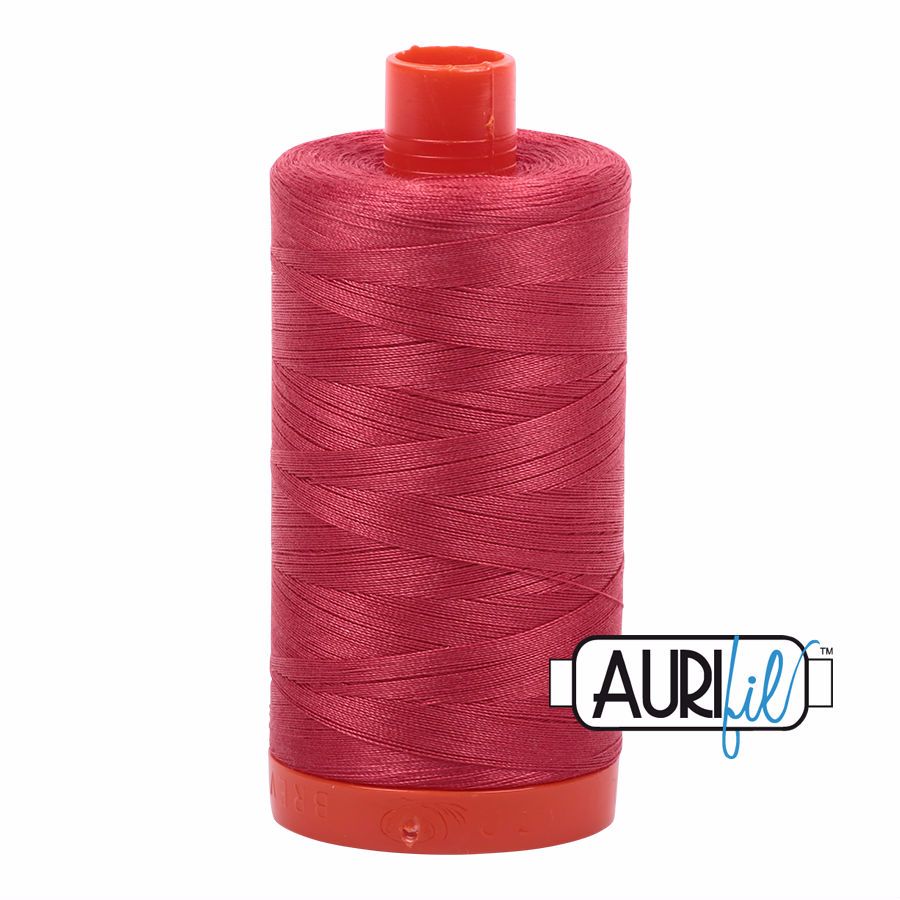 Aurifil Egyptian Cotton 50W- Red Peony - 2230